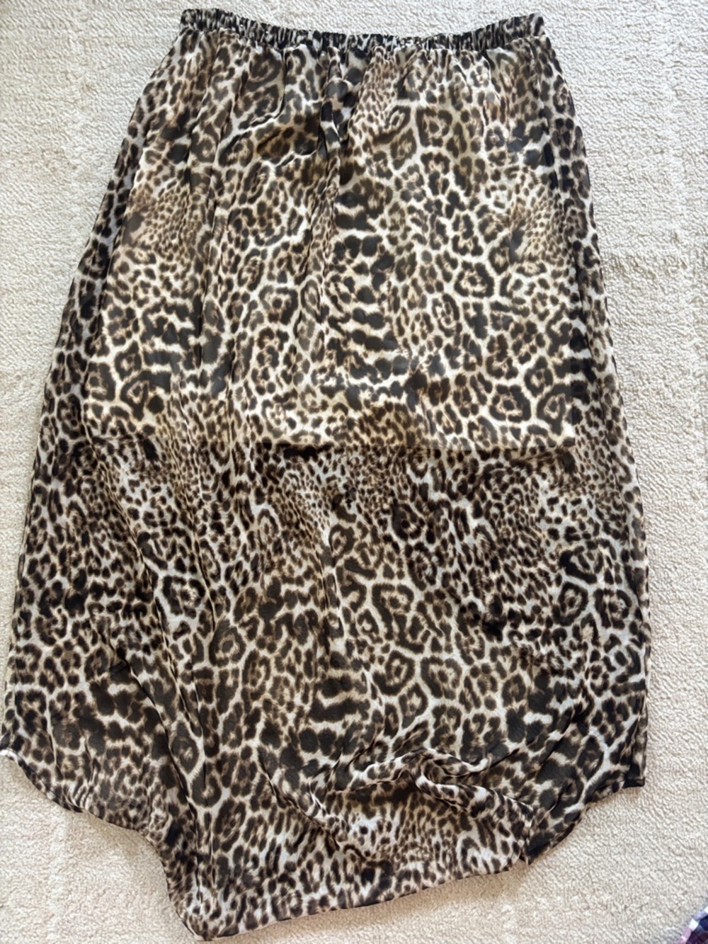 High-low animal print skirt - Picture 8 of 8